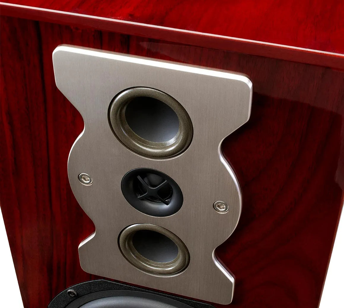 McIntosh XR50, lentyninė garso kolonėlė - Garsiakalbių tvarkymo detalė iš arti