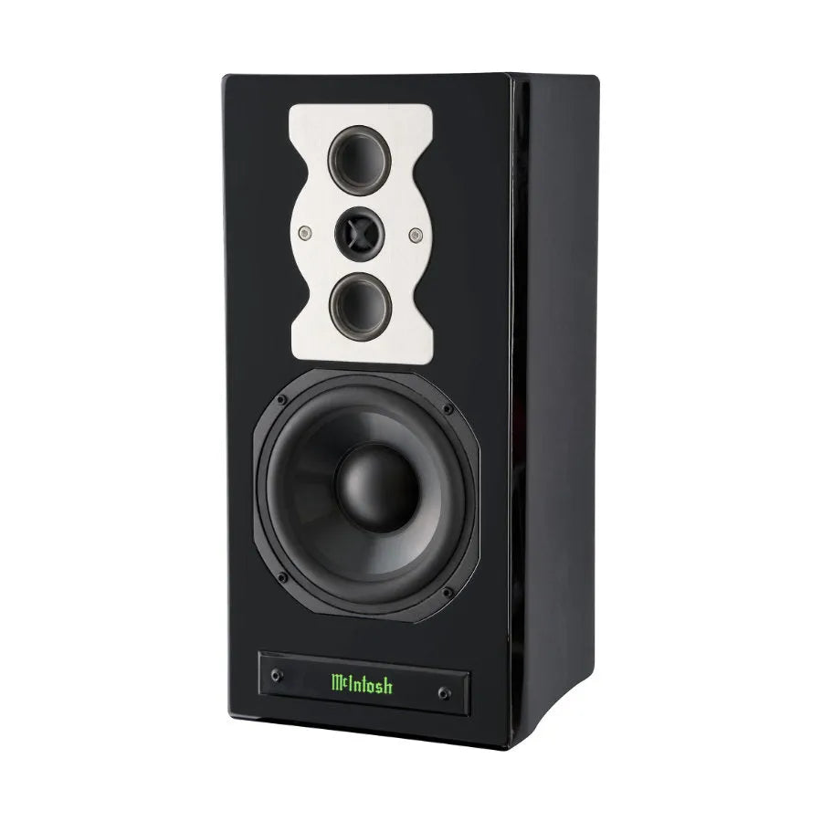 McIntosh XR50, lentyninė garso kolonėlė - Sidabrinis skydelis su trimis garsiakalbiais