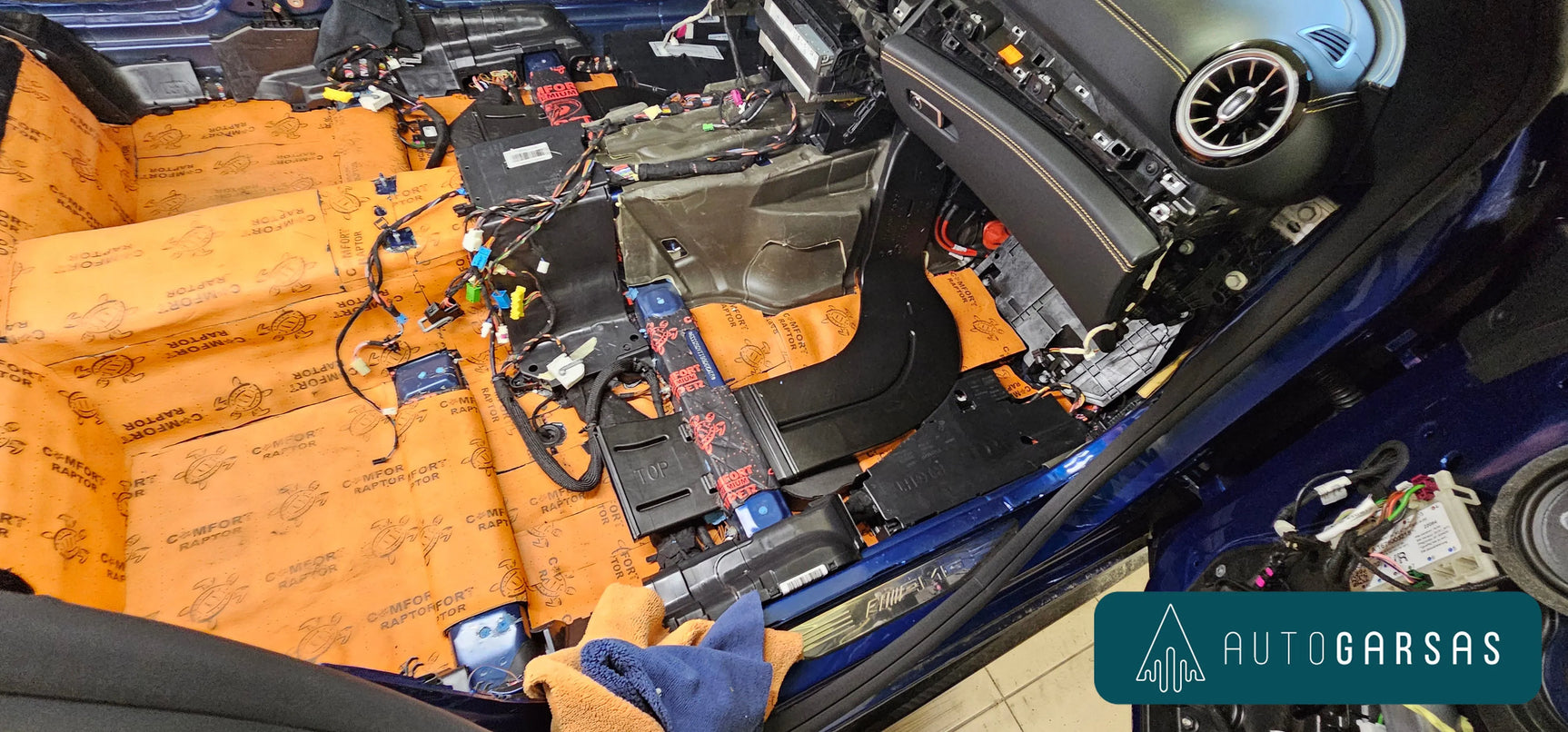 Mercedes Benz AMG GT63S (2019-2023m) pilna automobilio HIGH END garso izoliacija