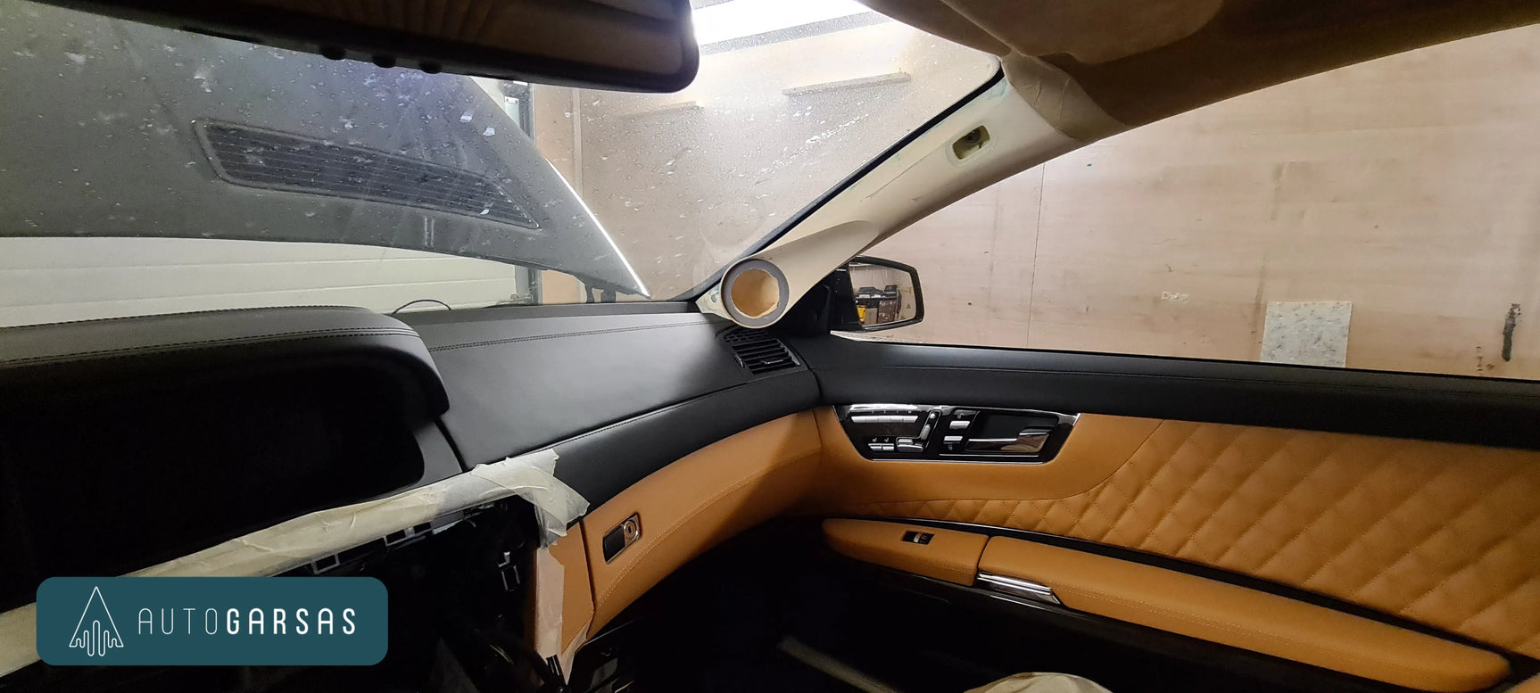 Mercedes-Benz CL 65 AMG - garso aparatūra, dalinė garso izoliacija