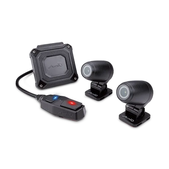 MiVue™ M760D, dviejų kamerų vaizdo registratorius motociklui