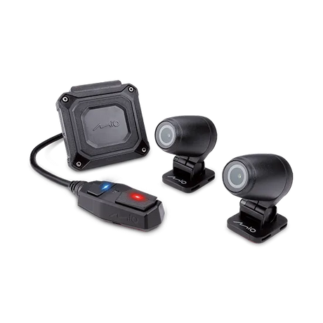 MiVue™ M760D, dviejų kamerų vaizdo registratorius motociklui