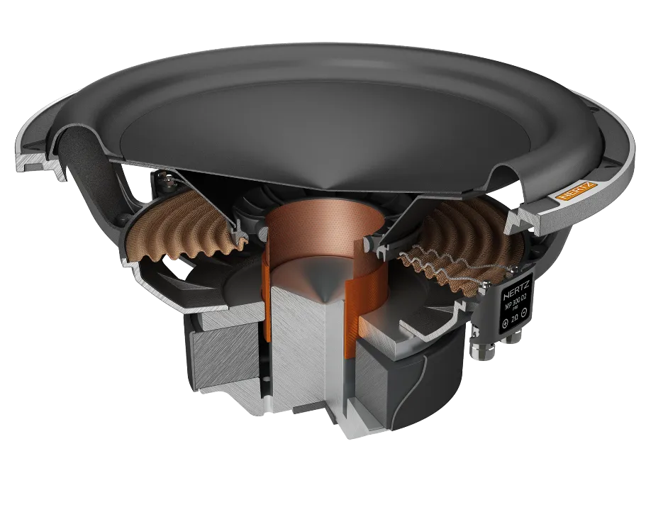 Mille MP 300 D2.3 PRO, automobilinis žemų dažnių garsiakalbis