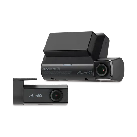 Mio MiVue 955WD, 4K vaizdo registratorius su 2.5K galine vaizdo kamera, radarų duombaze, Wi-Fi