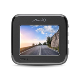 Mio MiVue C595WD, 2-jų kamerų FULL HD vaizdo registratorius su radarų duombaze, Wi-Fi - Šoninis vaizdas su mygtukais