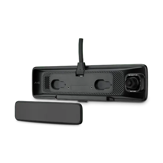 Mio MiVue R850T, 2.5K HDR vaizdo registratorius su 11.88" liečiamu ekranu, radarų duombaze, Wi-Fi