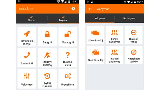 Moderni Signalizacija automobiliui GSM-GPS