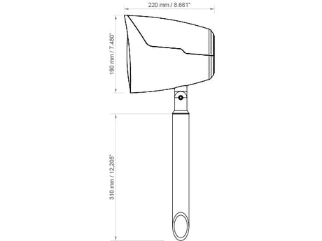 Monitor Audio CLG160, lauke montuojama sieninė-setalitinė garso kolonė