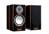 Monitor Audio Gold 100 (5G), lentyninės garso kolonėlės - Šoninis vaizdas su juoda priekine panele