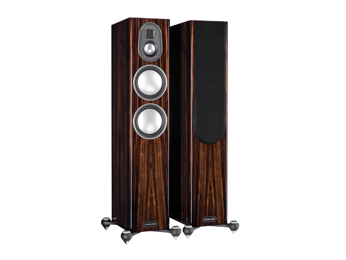Monitor Audio Gold 200, grindinės garso kolonėlės (įvairių spalvų) - Šoninis vaizdas su tvirtinimo detalėmis