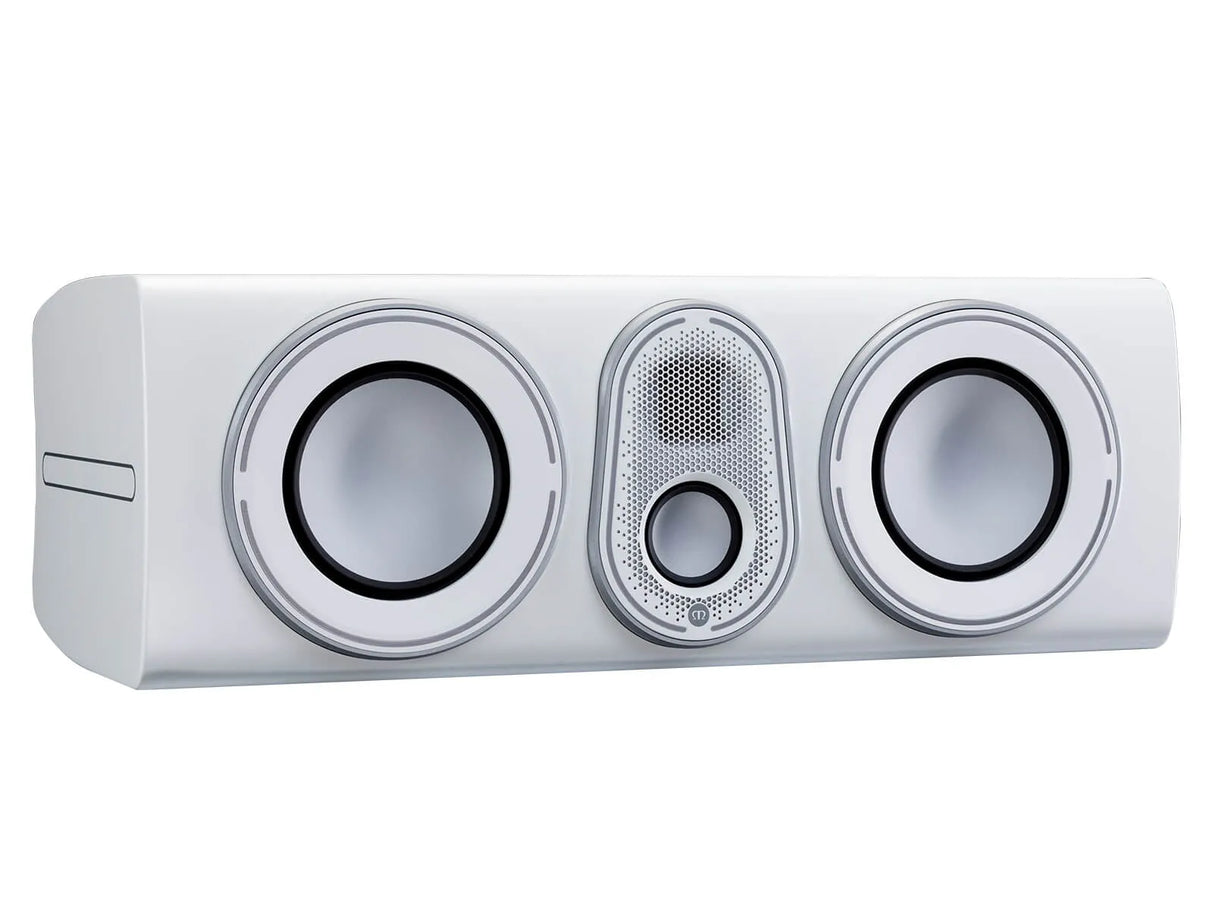 Monitor Audio Platinum C250 3G, centrinė garso kolonėlė (įvairių spalv - Šoninis vaizdas su apvaliais garsiakalbiais