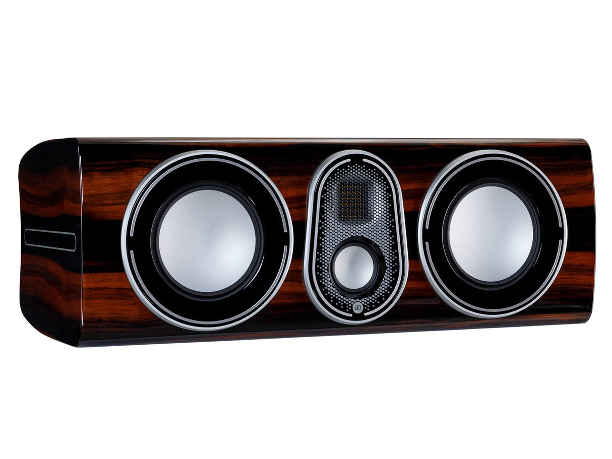 Monitor Audio Platinum C250 3G, centrinė garso kolonėlė (įvairių spalv - Šoninis vaizdas su medžio raštais