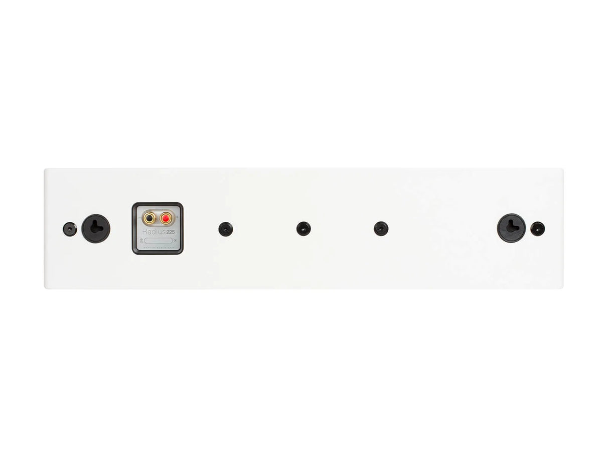 Monitor Audio Radius 225. centrinė garso kolonėlė (įvairių spalvų) - Galinė panelė su jungtimis ir tvirtinimais