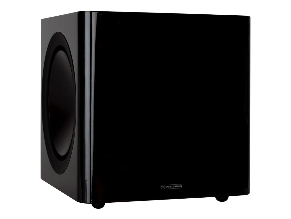 Monitor Audio Radius 390, žemų dažnių garso kolonėlė (įvairių spalvų) - Šoninis vaizdas su žemų dažnių garsiakalbiu
