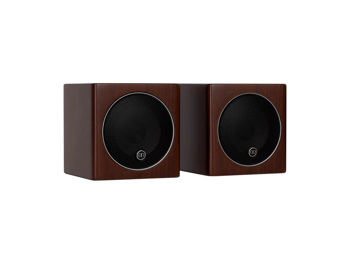 Monitor Audio Radius 45, lentyninės garso kolonėlės (įvairių spalvų) - Šoninis vaizdas su garsiakalbių grotelėmis