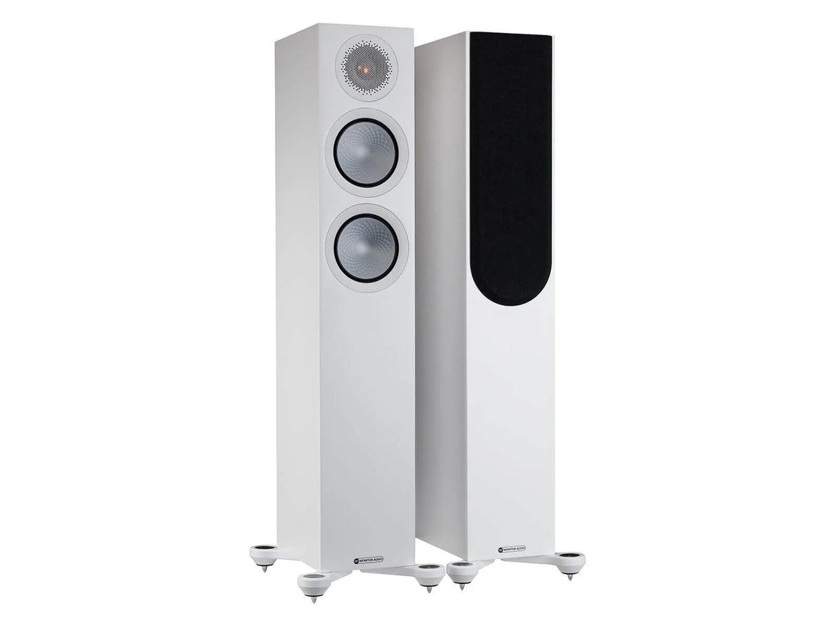 Monitor Audio Silver 200 (7G), grindinės garso kolonėlės - Garsiakalbiai su juodu priekiniu dangčiu