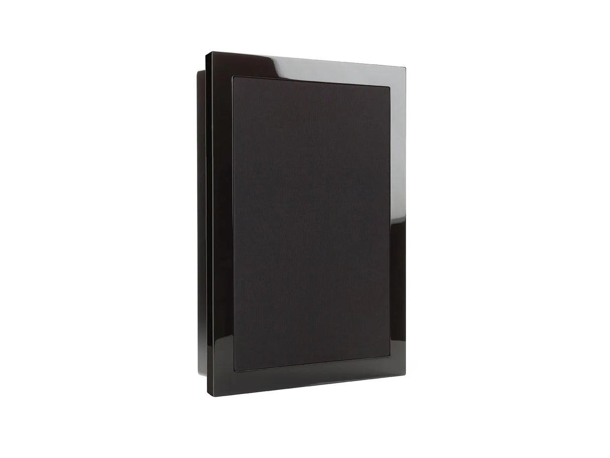 Monitor Audio SoundFrame 1 In-Wall, į sieną montuojama garso kolonėlė - Šoninis vaizdas su blizgiu rėmeliu