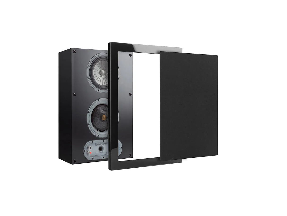 Monitor Audio SoundFrame 1 In-Wall, į sieną montuojama garso kolonėlė - Garsiakalbis su atskirta priekine panele