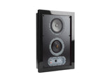 Monitor Audio SoundFrame 1 In-Wall, į sieną montuojama garso kolonėlė - garsiakalbio jungtys ir pavadinimas