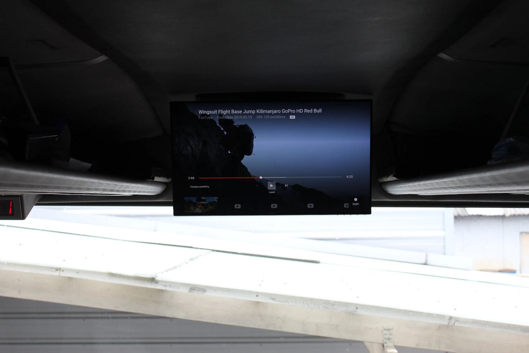 Monitorių, IP TV, Wifi, HD grotuvo montavimas Autobuse