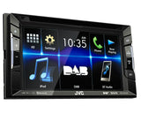 Multimedija automobiliui JVC KW-V235DBT, 2-DIN, DVD, CD, USB, DAB+, BLUETOOTH