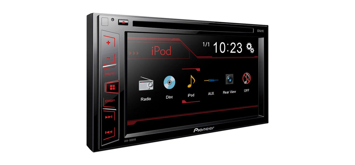 Multimedija automobiliui Pioneer AVH-190DVD, USB, AUX bei DVD grotuvu