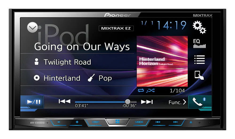 Multimedija automobiliui Pioneer AVH-X5800DAB, USB, DAB+, BLUETOOTH, 2-DIN