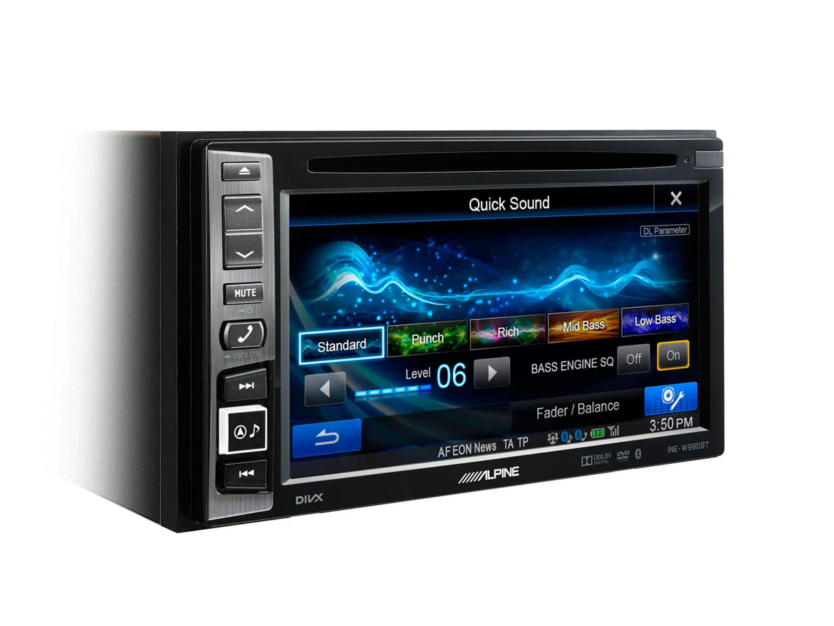 Multimedija su pažangia navigacija ALPINE INE-W990BT, 2DIN