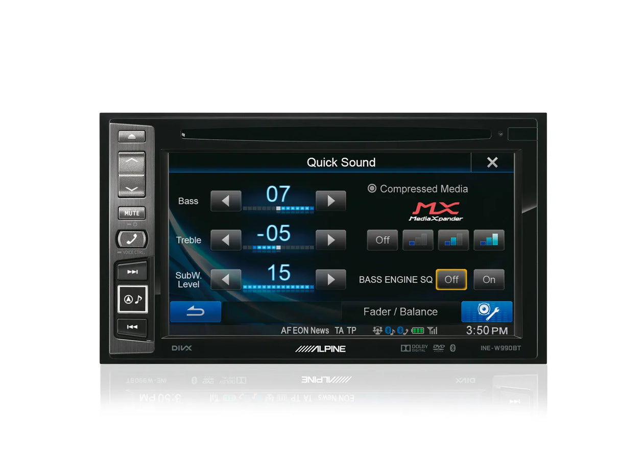 Multimedija su pažangia navigacija ALPINE INE-W990BT, 2DIN