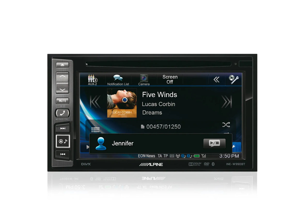 Multimedija su pažangia navigacija ALPINE INE-W990BT, 2DIN