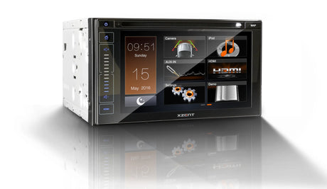 Multimedijos sistema Xzent X-402 su GPS navigcija HDMI, DAB+