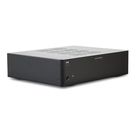 NAD C 298, stereo galios stiprintuvas - priekinė panelė su mygtuku ir indikatoriumi