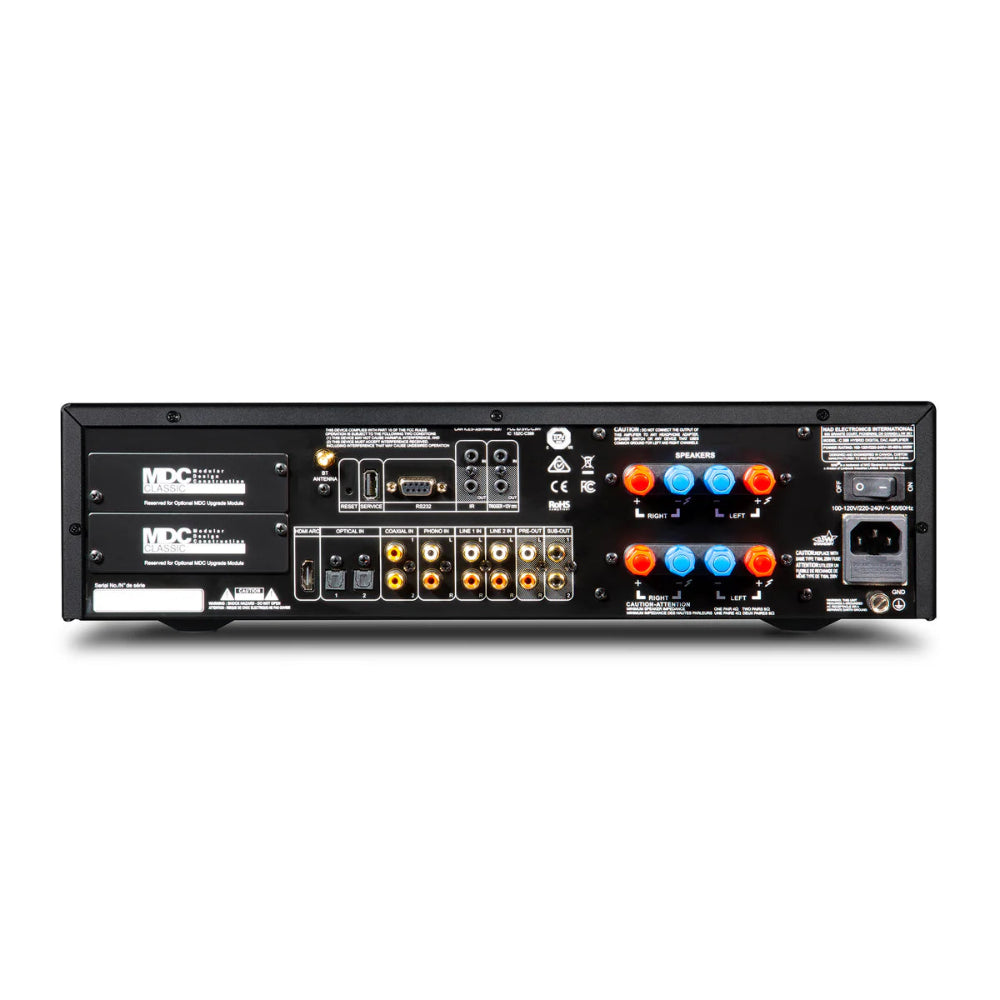 NAD C 399, stereo stiprintuvas su DAC, HDMI eARC ir BluOS palaikymu