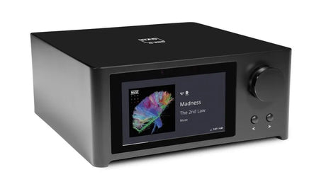 NAD C 700, Tinklo grotuvas - stiprintuvas su BluOS 2x100W - ekranas su muzikos informacija ir valdymo ratukas