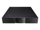 Naim NAP 200 DR, garso galios stiprintuvas - priekinė panelė su logotipu ir šoninėmis dalimis