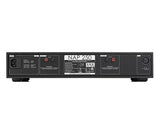Naim NAP 250 DR, Galios stiprintuvas - Galinė panelė su jungtimis ir įspėjimais