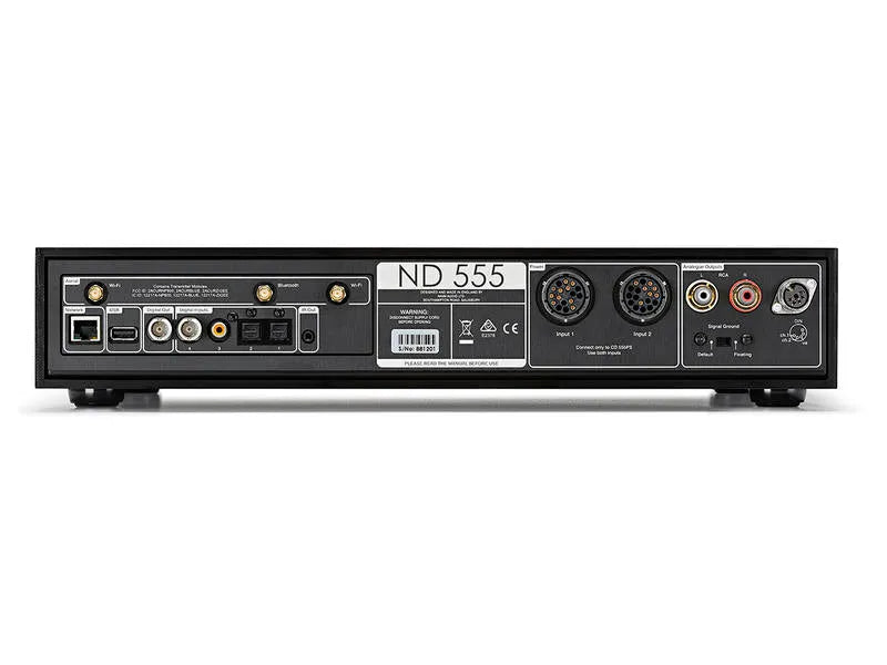Naim ND 555, Tinklo grotuvas - galinė panelė su daugybe jungčių