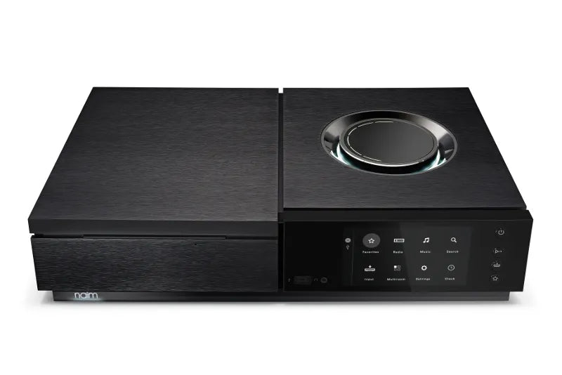 Naim Uniti Star, Išmanus tinklo stiprintuvas su CD grotuvu - ekranas su lietimui jautriais mygtukais