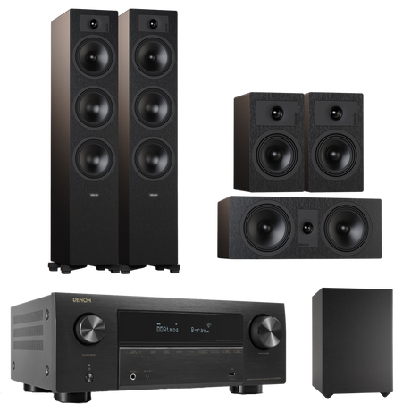 Namų kino komplektas Denon AVR-X2800H su Indiana Line TESI