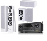 Namų kino komplektas - stiprintuvas Denon AVR-X2300W , su kolonėlėm Dynavoice Challenger M-65, C-5, S-5 EX (v.4)