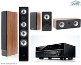 Namų kino komplektas - stiprintuvas Yamaha RX-V485, su kolonėlėm Dynavoice Challenger M-65, S-5, C-5 EX (v.4)