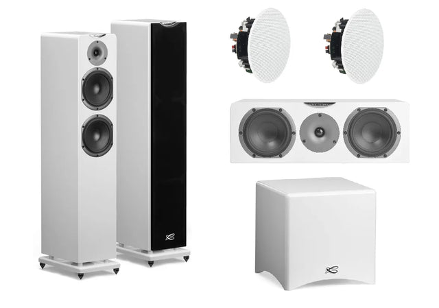 Namų kino komplektas - su kolonėlėm Cabasse Jersey MT31, Socoa MT3, Archipel 17ICP, Santorin 21 M2