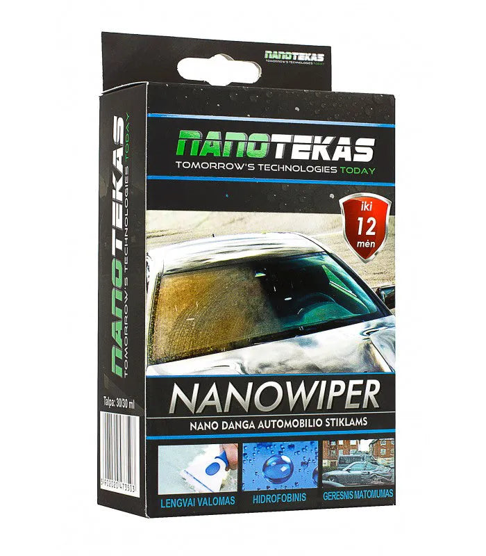 Nanodanga automobilio priekiniam stiklui (30/30 ml)