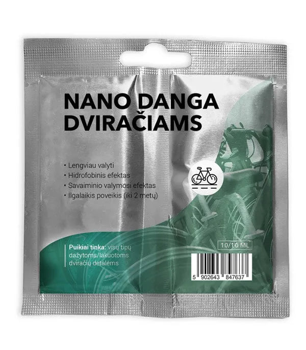 Nanodanga dviračiams. Vienkartinė pakuotė. (10/10 ml)