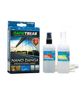 Nanodanga stikliniam fasadams, vitražams, langams (100/100 ml) - du buteliukai ir servetėlė