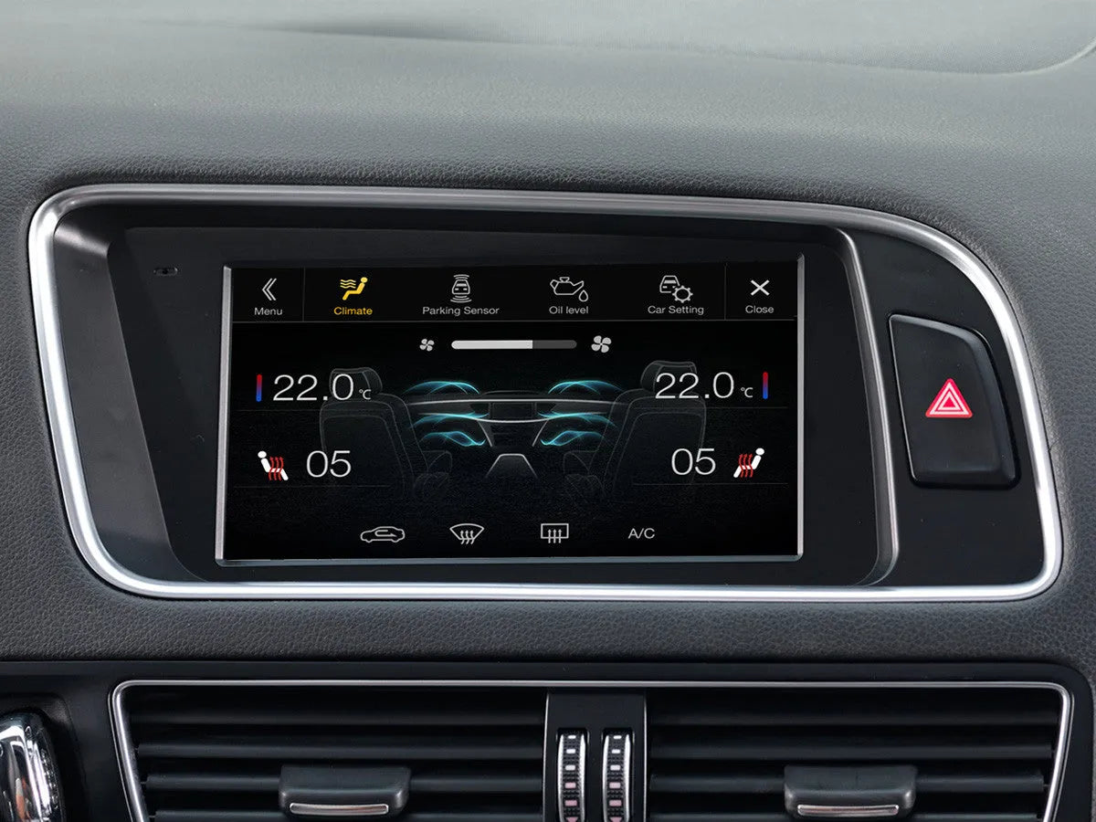 Navigacinė sistema Alpine X701D-Q5, skirta Audi Q5