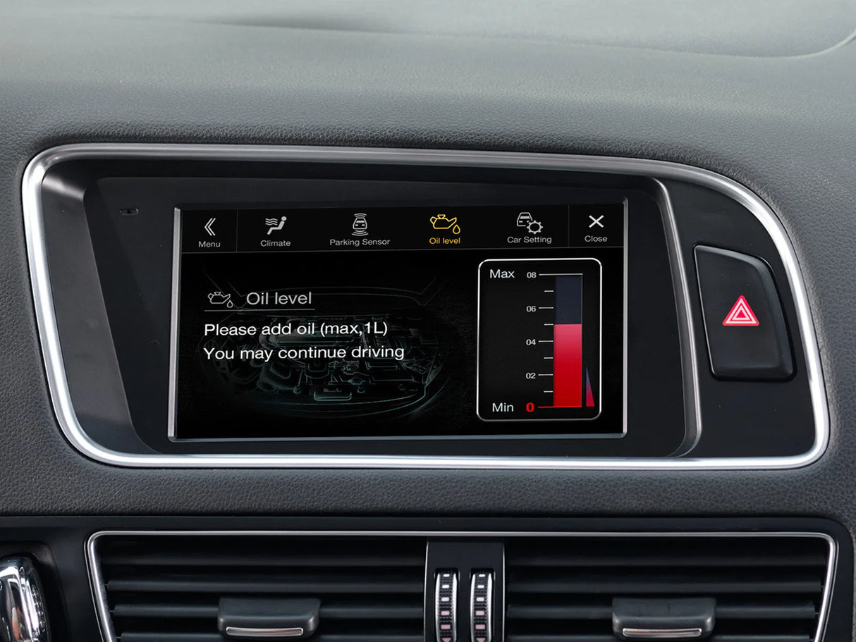 Navigacinė sistema Alpine X701D-Q5, skirta Audi Q5