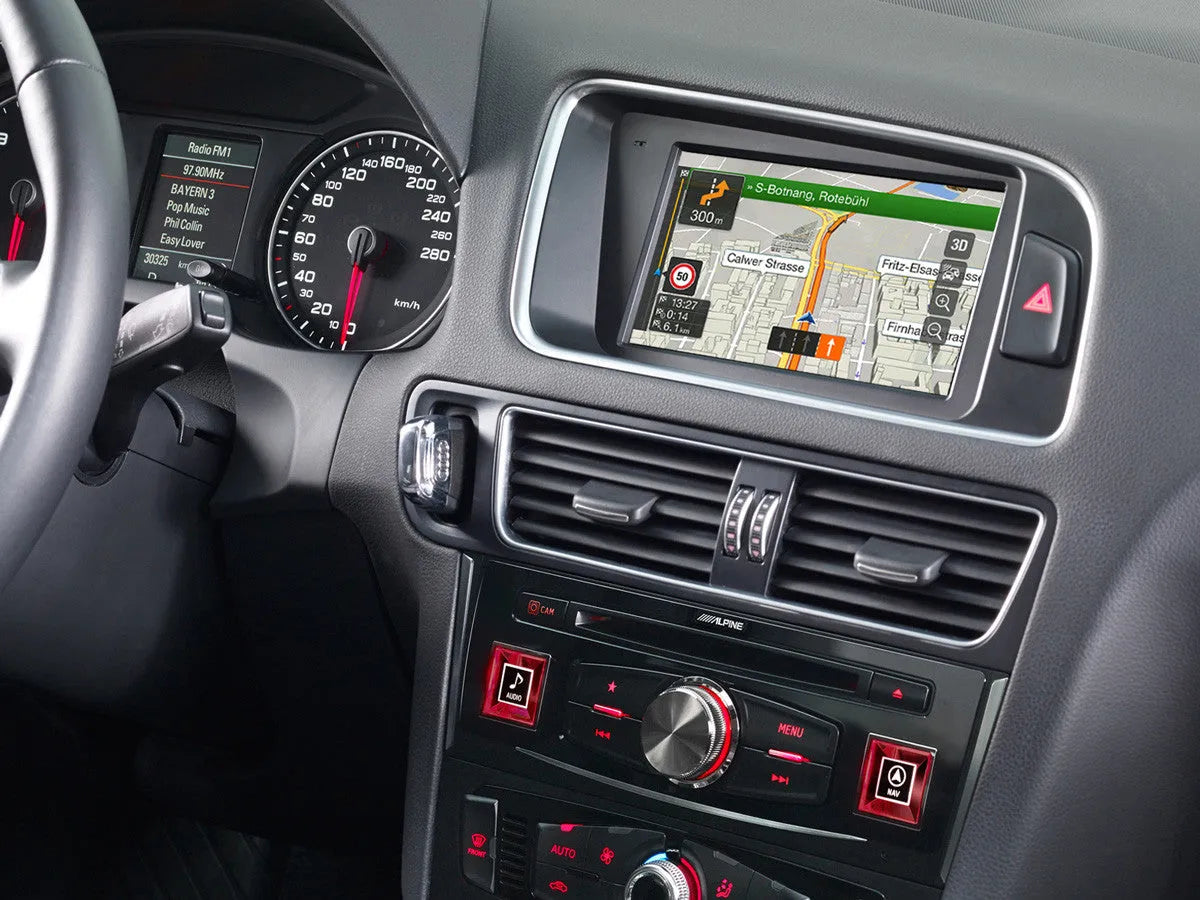 Navigacinė sistema Alpine X701D-Q5, skirta Audi Q5