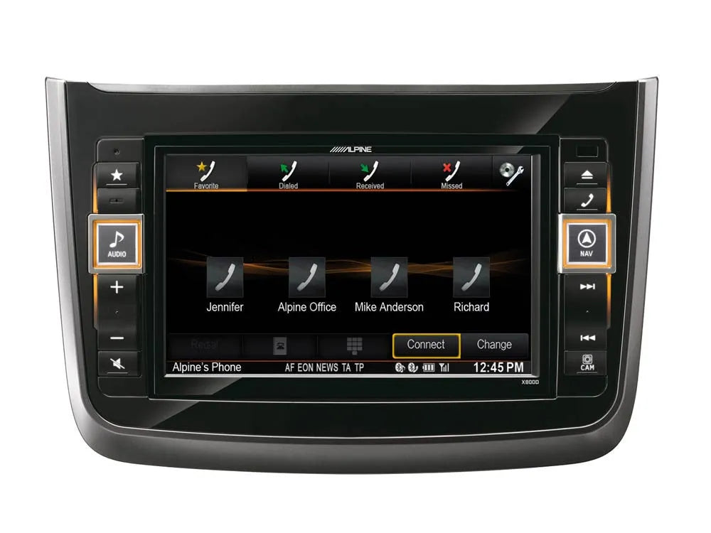 Navigacinė sistema Alpine X800D-V, skirta Benz Vito V639 ir Viano W639