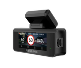 Neoline Argus 4K Wi-Fi Dual, 2-jų kamerų vaizdo registratorius su GPS radarų baze, 4K raiška - šoninis vaizdas su jungtimis ir ekranu